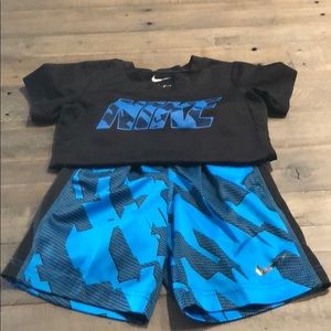 Boys Nike Dri-Fit top and bottom set